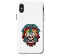 Custodia per iPhone X/XS Aztec Jaguar Warrior Mexicans Culture Mayan Indigenous