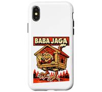 Custodia per iPhone X/XS Baba Jaga - Gambe di pollo della casa della foresta del folklore della strega slava