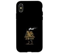 Custodia per iPhone X/XS Baba Yaga Capanna su Zampe di Gallina Folklore Slavo