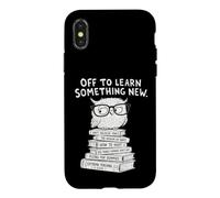 Custodia per iPhone X/XS Back to School Wise Owl Learning Student
