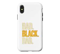 Custodia per iPhone X/XS Bad Black Dad | Retro Vintage African American Padre