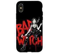 Custodia per iPhone X/XS Bad Witch - Strega ribelle con estetica gotica urbana