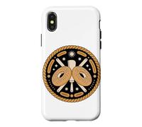Custodia per iPhone X/XS Bagel Lover Breakfast Foodie Brunch Everything