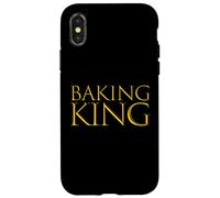 Custodia per iPhone X/XS Baking King Expert Pastry Cookie Chef Cake Baker Decorator