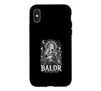 Custodia per iPhone X/XS Baldir La luce che cade Re Rune Norreno