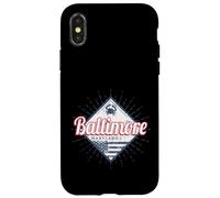 Custodia per iPhone X/XS Baltimore in Maryland Stati Uniti souvenir vintage USA