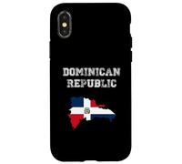 Custodia per iPhone X/XS Bandiera della Repubblica Dominicana Destination Pride