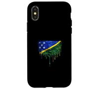 Custodia per iPhone X/XS Bandiera delle Isole Salomone