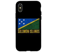 Custodia per iPhone X/XS BANDIERA DELLE ISOLE SOLOMON GUADALCANAL