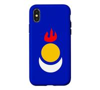 Custodia per iPhone X/XS Bandiera dell'indipendenza della Mongolia Interna Genocidio culturale del PCC della Cina