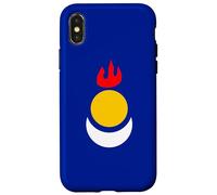 Custodia per iPhone X/XS Bandiera dell'indipendenza della Mongolia Interna Genocidio culturale del PCC della Cina