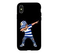 Custodia per iPhone X/XS Bandiera dell'Uruguay Dab Dance Pose Uruguayan Pride