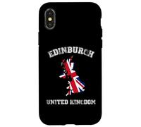 Custodia per iPhone X/XS Bandiera vintage del Regno Unito di Edimburgo