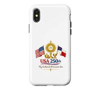 Custodia per iPhone X/XS Bandiera vintage USA 250th Era Eucaristia
