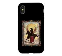 Custodia per iPhone X/XS Barrel Racer Barrel Racing Rodeo Coquette Cattolica Sacra
