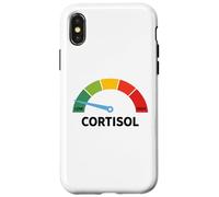 Custodia per iPhone X/XS Basso Cotisol Maxxing Meme divertente Miglioramento di sé dei social media