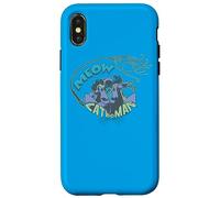Custodia per iPhone X/XS Batman Catwoman Meow