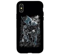 Custodia per iPhone X/XS Batman In the Rain