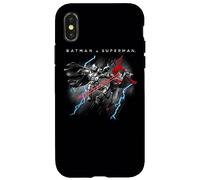 Custodia per iPhone X/XS Batman v Superman Lightning Fight
