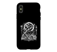 Custodia per iPhone X/XS Beauty Falls Fast The Blgssom conosce il samurai della morte