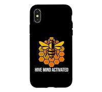 Custodia per iPhone X/XS Beekeeper Apiary Honeycomb Hive Mind Activated