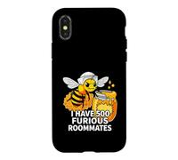 Custodia per iPhone X/XS Beekeeper I Have 500 Furious Roommates Apiarist