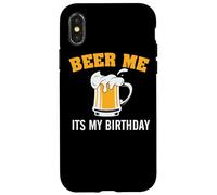 Custodia per iPhone X/XS Beer Me It's My Birthday Funny Drinking Team Beer Lover