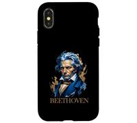 Custodia per iPhone X/XS Beethoven Symphony Music Lover for Classical Fans