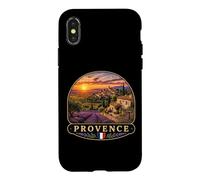 Custodia per iPhone X/XS Bella Provenza Lavanda Campi Paesaggio