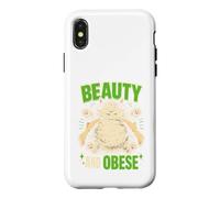 Custodia per iPhone X/XS Bellezza E Obeso Chonky Cat Funny Meme
