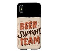 Custodia per iPhone X/XS Bellissimo logo della squadra di supporto della birra per uomo e donna