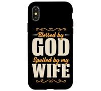 Custodia per iPhone X/XS Benedetto da Dio viziato da mia moglie