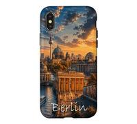 Custodia per iPhone X/XS BERLIN, artistically reimagined by #LeoPepeDesign,