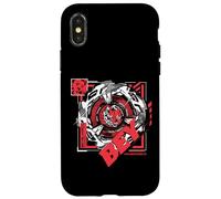 Custodia per iPhone X/XS Beyblade X Robin Kazami Scythe Incendio