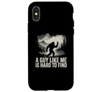 Custodia per iPhone X/XS Bigfoot Pease Sign A Guy Like Me è difficile da trovare, scherzo divertente