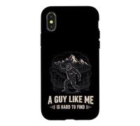 Custodia per iPhone X/XS Bigfoot Sasquatch Unico Foresta Mountain Guy