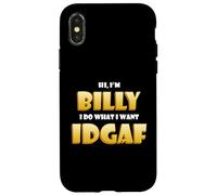 Custodia per iPhone X/XS Billy Costume IDGAF Funny Meme Halloween Costume For Billys