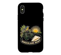Custodia per iPhone X/XS BINOCULARS READY Birdwatching e appunti sul campo