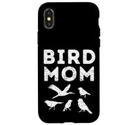 Custodia per iPhone X/XS Bird Mom Mama Bird Watching Gear For Women Who Love Birding