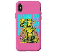 Custodia per iPhone X/XS Birds of Prey Harley Quinn Painted