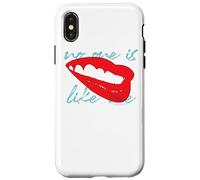 Custodia per iPhone X/XS Birds of Prey No One Is Like Me Lips
