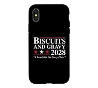 Custodia per iPhone X/XS Biscotti e sugo Funny Southern Breakfast Brunch