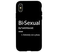 Custodia per iPhone X/XS Bisexual Definition: Not a Phase