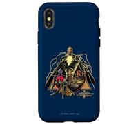 Custodia per iPhone X/XS Black Adam And The Justice Society In Action