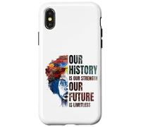 Custodia per iPhone X/XS BLACK HISTORY MONTH Our History Is Our Strength