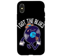 Custodia per iPhone X/XS Blues Music Teacher Music Lover Musician Gift