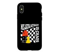 Custodia per iPhone X/XS Board Gamer My Strategy Is Chaos Tabletop Gaming