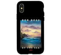 Custodia per iPhone X/XS Bob Ross By the Sea