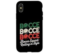 Custodia per iPhone X/XS Bocce Squad: Rolling In Style