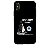 Custodia per iPhone X/XS Bodrum Turchia Caicco barca a vela Vacanza Design